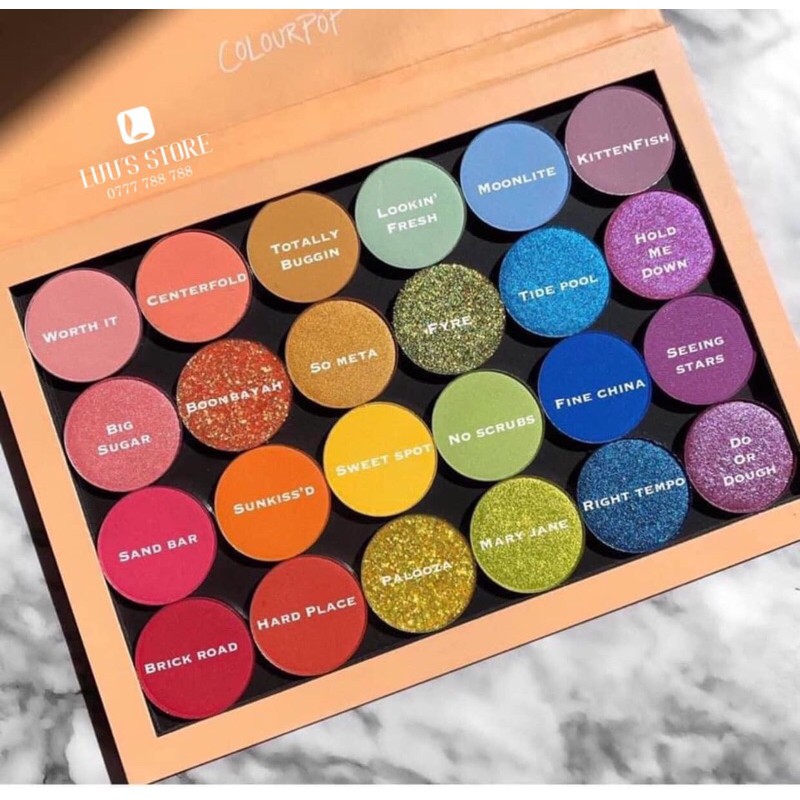 Bảng Phấn Mắt Colourpop Rainbow