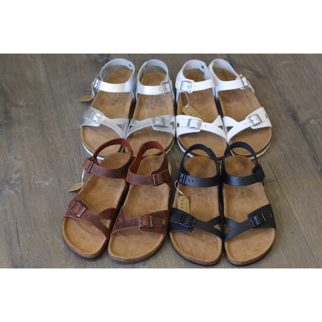 ZEPPA - Gian Hàng Chính Hãng - Sandal đế trấu nam & nữ - Màu đen (Size: 35-42) PQ