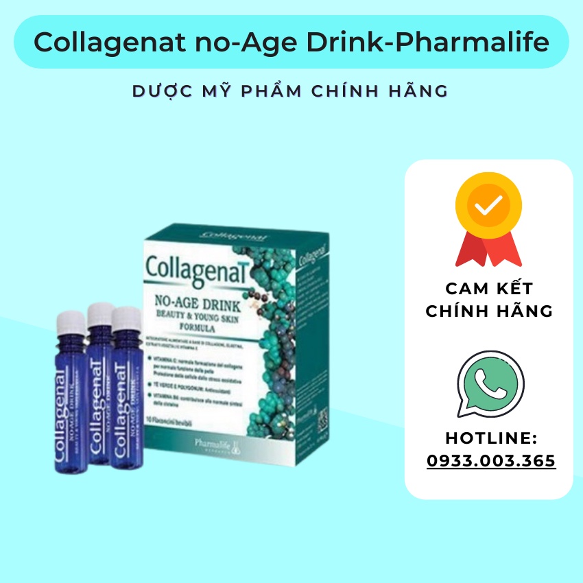 (HÀNG CÔNG TY) COLLAGENAT NO - AGE DRINK - PHARMALIFE - Collagen thức uống không tuổi