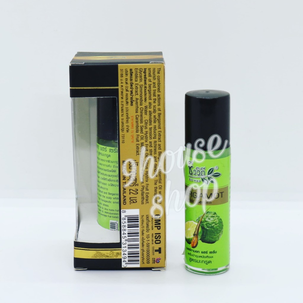 01 Chai Serum BIO WAY Bergamot Xịt Mọc Tóc Thái Lan 22ml