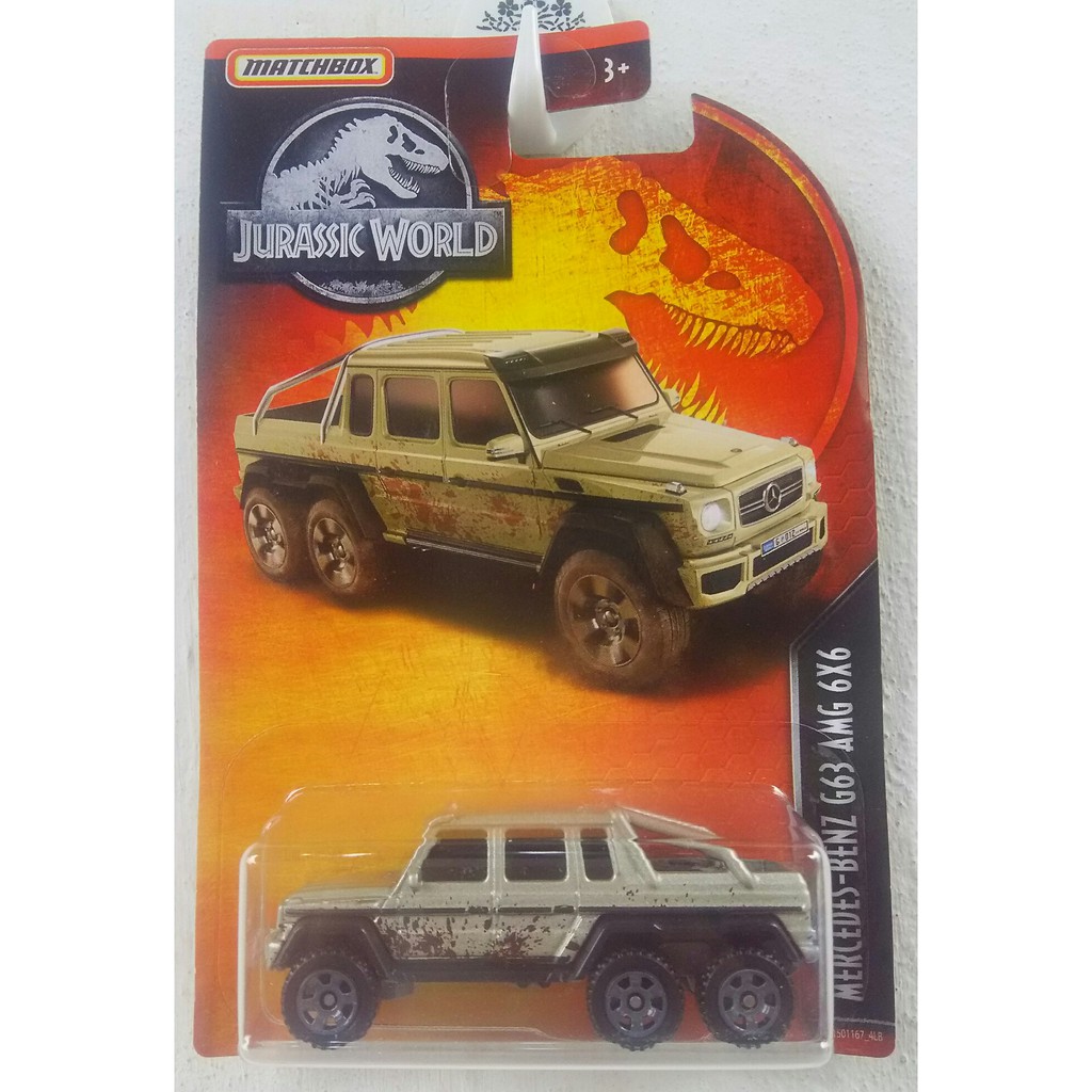 Xe mô hình Matchbox Jurassic World Mercedes-Benz G63 AMG 6x6