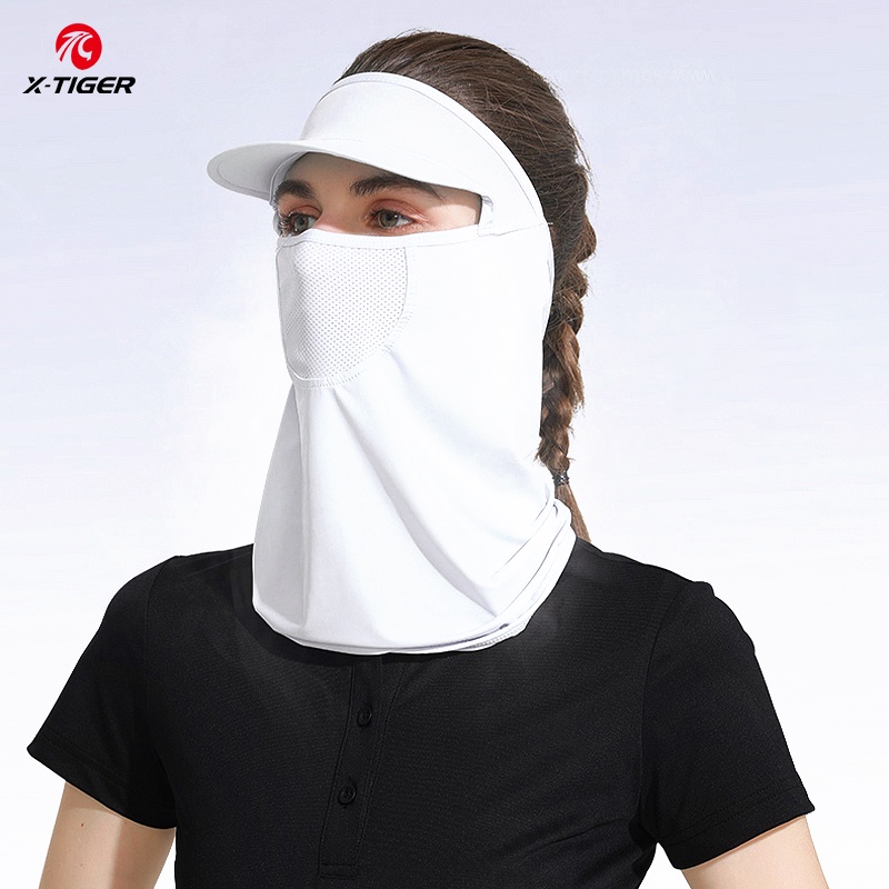X-TIGER Mũ kiêm khẩu trang che mặt chống tia uv bảo vệ làn da cho các hoạt động ngoài trời