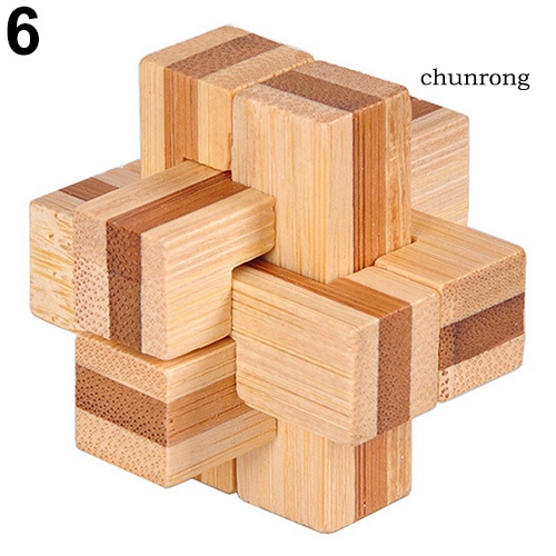 Cr Đồ chơi trẻ em Khóa Khổng Minh Bằng Gỗ Sáng Tạo Cho Bé