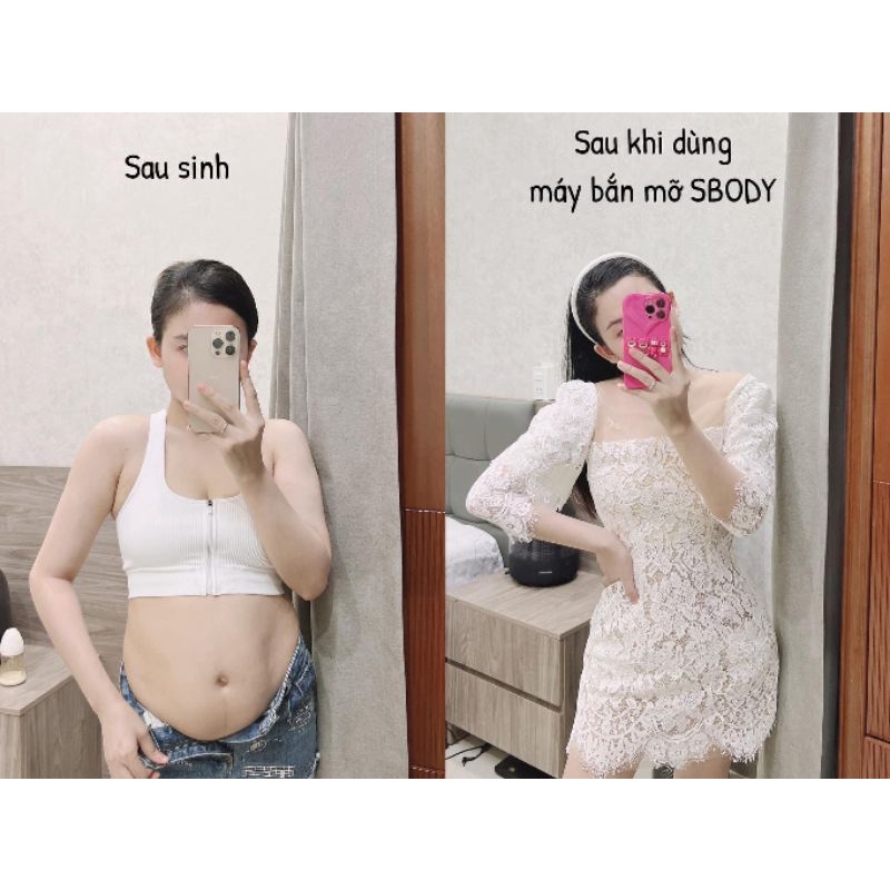 MÁY BẮN HÚT NỠ SBODY - TẶNG KÈM KEM HUỶ MỠ SBODY PRO
