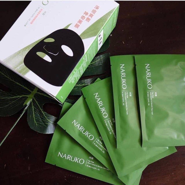 Mặt Nạ Chiết Xuất Tràm Trà Naruko Teatree Shine Control & Blemish Clear Mask [Gói 1 Miếng]