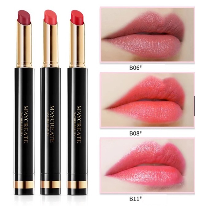 Son lì vỏ đen MayCreate - Son nội địa trung | BigBuy360 - bigbuy360.vn