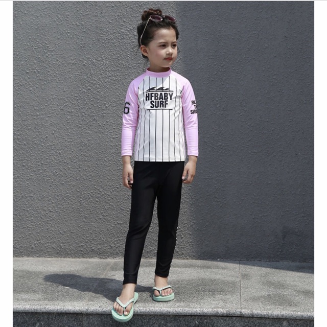 Bán lẻ quần bơi dài cho bé trai/ bé gái, quần bơi dài chống nắng 180725 hiệu Momasong, quần bơi lẻ cho bé