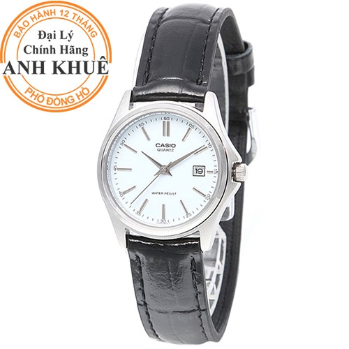 Đồng hồ nữ dây da Casio chính hãng Anh Khuê LTP-1183E-7ADF