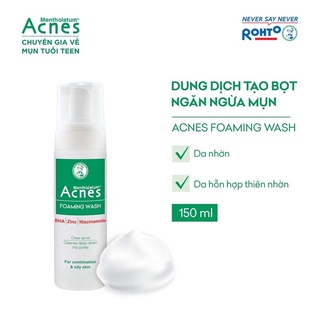 Acnes Foaming Wash – Dung dịch tạo bọt ngăn ngừa mụn 150ml