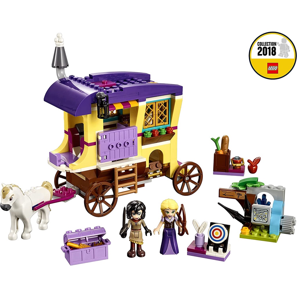 Đồ chơi LEGO Disney Princess Rapunzel’s Traveling Caravan 41157