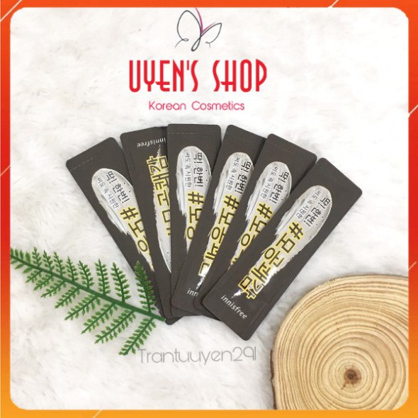 Sample mặt nạ tro núi lửa Innisfree Super Volcanic Pore Clay Mask 2x 3ml