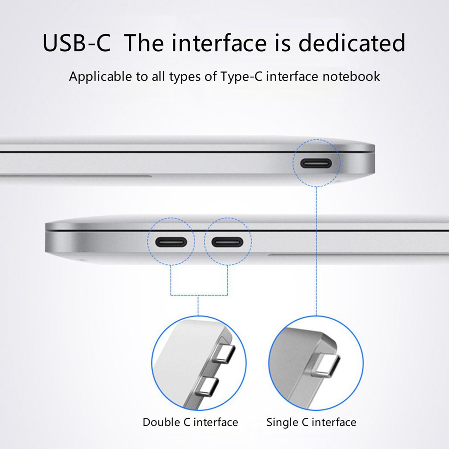 Bộ Chia Cổng Usb 3.1 Type-C Hub Sang Hdmi 4k Thunderbolt 3 Usb C Cho Macbook Pro / Air