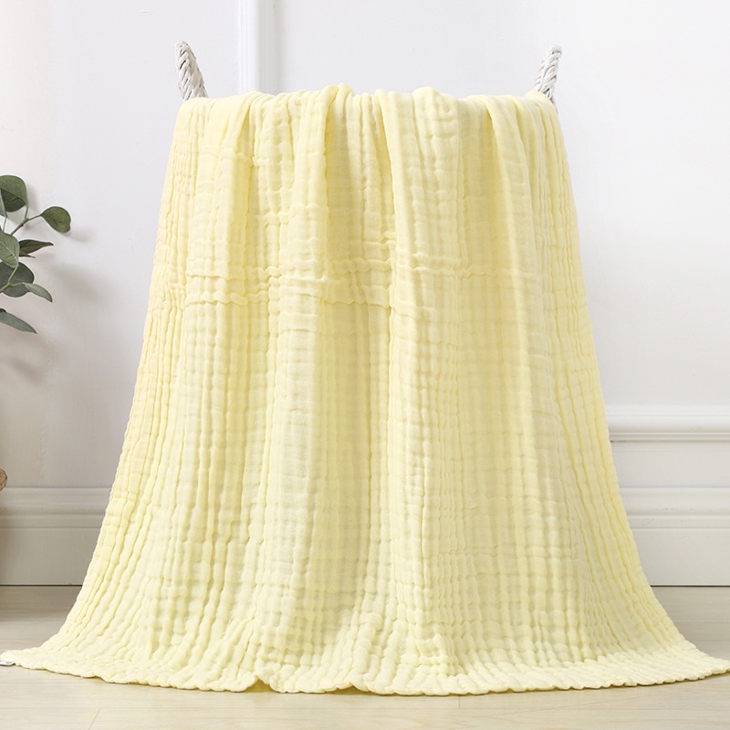 Khăn tắm xô 6 lớp dày dặn siêu mềm mại cho bé, Khăn sợi tre đa năng che nắng đắp điều hoà quấn cho bé sơ sinh