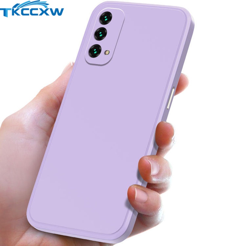 Ốp điện thoại silicon siêu mỏng viền bảo vệ camera cho Realme X Q2i Q2 Q3 Pro