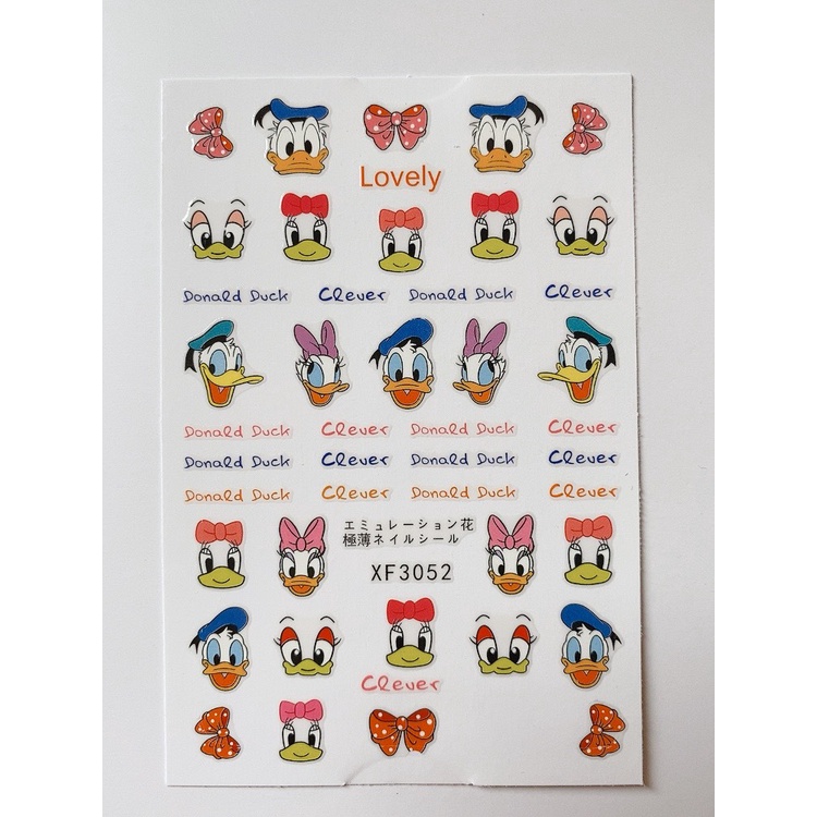 Sticker dán móng tay mickey đủ mẫu siêu hot