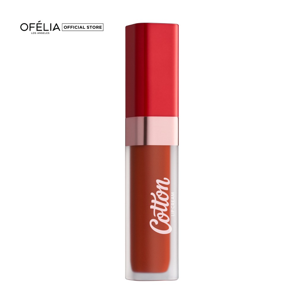 [Nhập COSOFELIA giảm 20k] Son kem bông OFÉLIA Cotton Lip Cream - Màu Bestie (6ml)