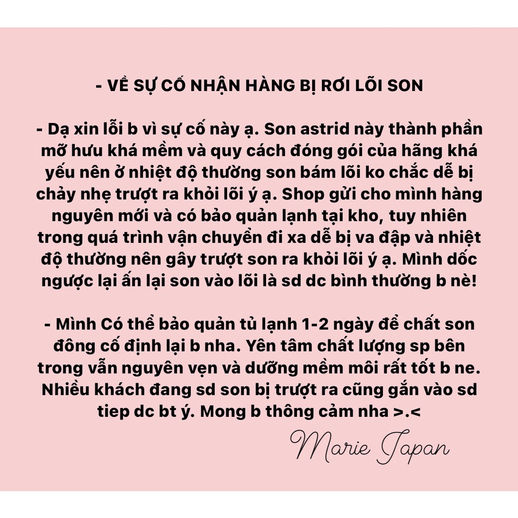 Son Dưỡng Astrid Tái Tạo Môi Mỡ Hươu Chính Hãng