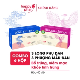 COMBO 3 hộp Phượng Mẫu Đan + 3 hộp Long Phụ Đan
