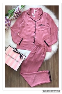 Pijama lụa satin Victoria’s secret