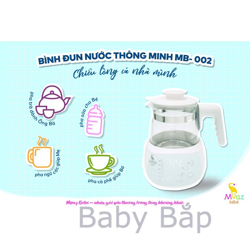 Bình đun nước thông minh MOAZ BEBE MB-002