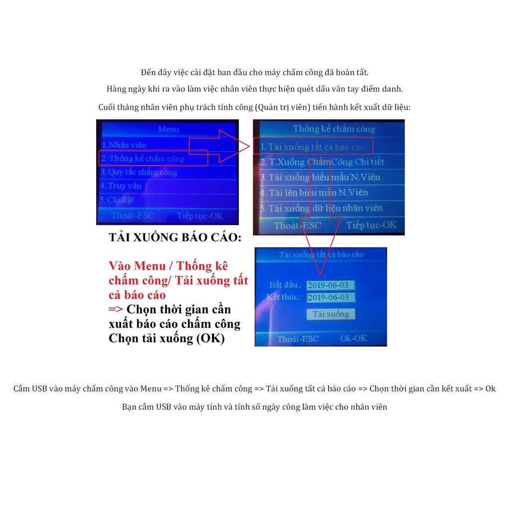 Máy Chấm Công Vân Tay 911 - Shop Sẽ Gọi Điện Hỗ Trợ Trực Tiếp Cài Đặt Tính Lương Fulltime +Lương Giờ Partime TặngUSB 8GB