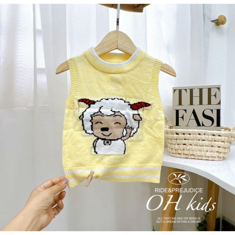 Áo ghile len QC siêu mịn cho bé trai (chọn mẫu)