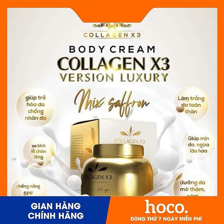 KEM B.O.D.Y COLAGEL.X3  L.U.X.U.R.Y tặng kích trắng(100% chính hãng)