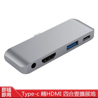 Hub Chia Cổng USB-c Sang HDMI+3.5+USB+PD HUB Cho Ipad pro