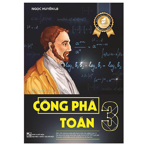 Sách - Combo Công Phá Toán 1 + Công Phá Toán 2 + Công Phá Toán 3 (3 cuốn)