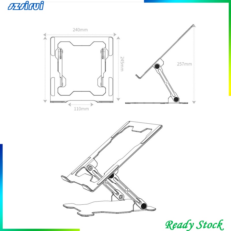 Giá Đỡ Laptop Bằng Kim Loại Có Thể Điều Chỉnh Đa Năng