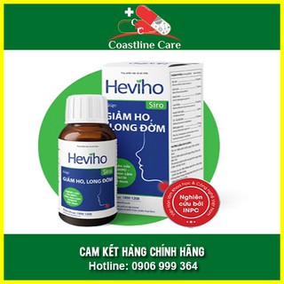 Siro Heviho - Hỗ Trợ Giảm Ho, Đau Rát Họng, Long Đờm (Chai 100ml)