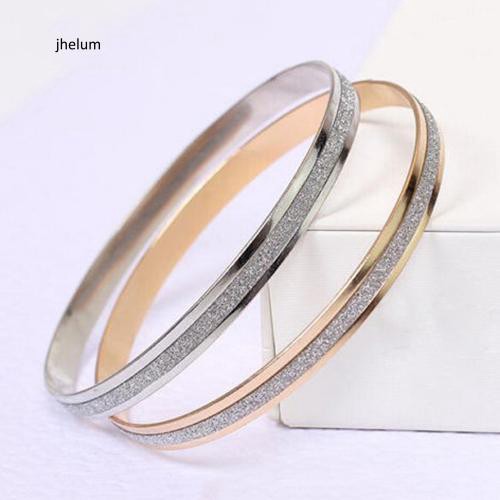 Vòng đeo tay kiểu dáng đơn giản thanh lịch cho nữ 2 màu tùy chọn