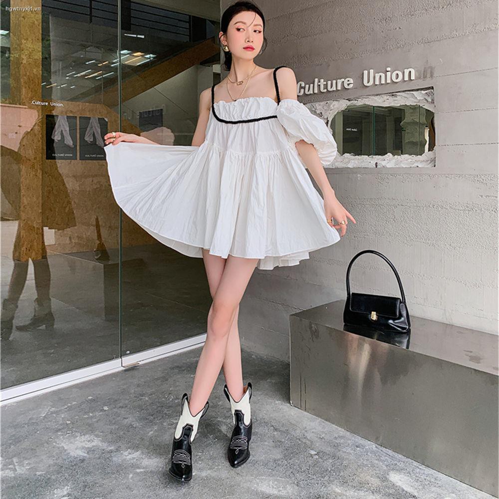 Đầm Dây Nữ Form Rộng Phong Cách Hàn Quốc 2021 | BigBuy360 - bigbuy360.vn