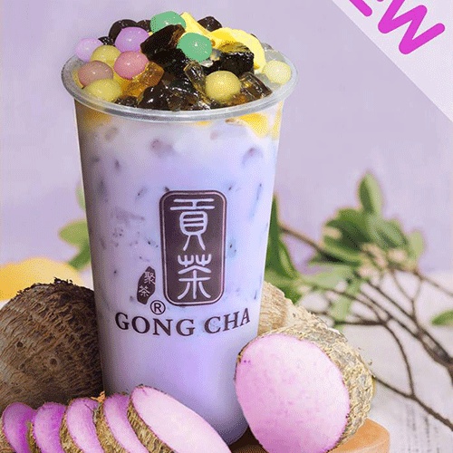 Bột sữa Matcha Khoai môn QQ pha sẵn cao cấp pha 4 lít - Bột sữa khoai môn cao cấp hàng loại 1