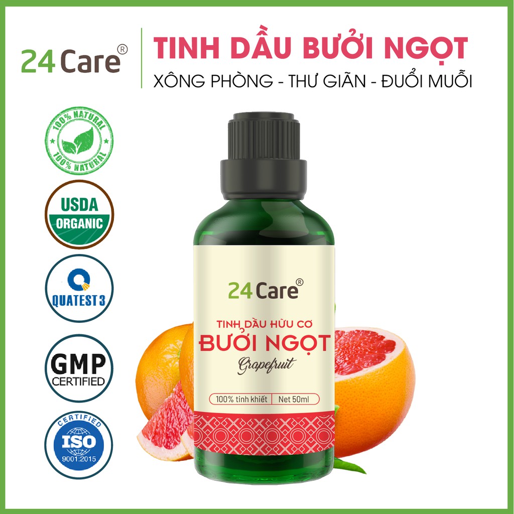 Tinh dầu Bưởi Ngọt 24Care 50ml