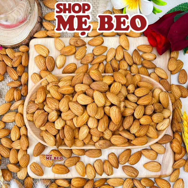 500Gr Hạt Hạnh Nhân Mỹ Sấy Chín hoặc Tươi Sống Tách Vỏ