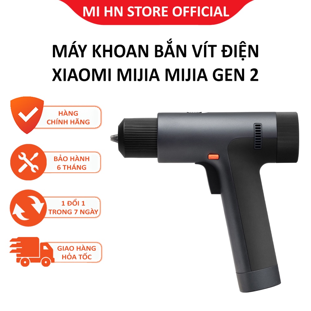 Máy bắn vít điện cầm tay thông minh Xiaomi Mijia Gen 2 8 mũi khoan, 24 đầu vít, pin 2000mah - Bảo hành 6 tháng
