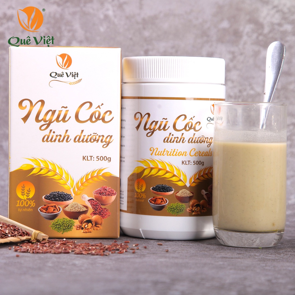 Ngũ cốc dinh dưỡng Quê Việt bổ sung vitamin và dinh dưỡng cần thiết 500g