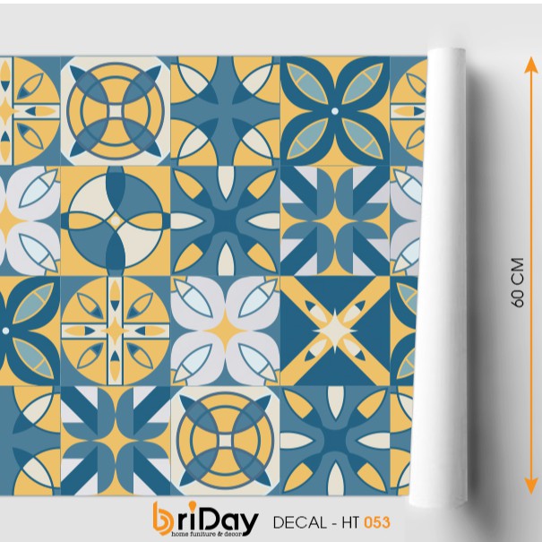 Set 32ô decal Gạch Bông 60x120 cm - bền đẹp - mẫu mới | BigBuy360 - bigbuy360.vn