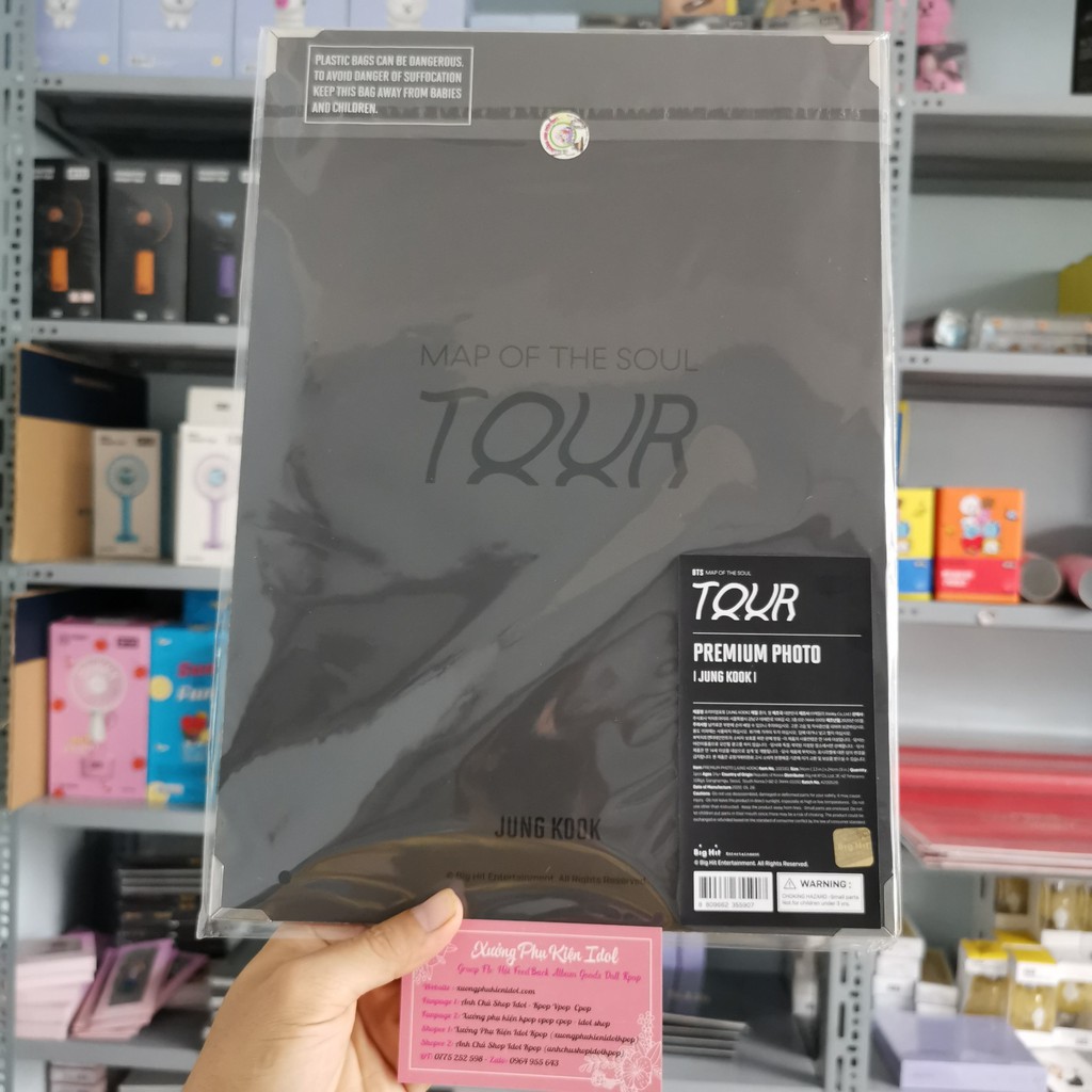 KHUNG ẢNH BANGTAN | PREMIUM PHOTO MAP OF THE SOUL TOUR BTS OFFICIAL CHÍNH HÃNG (K100) | BigBuy360 - bigbuy360.vn