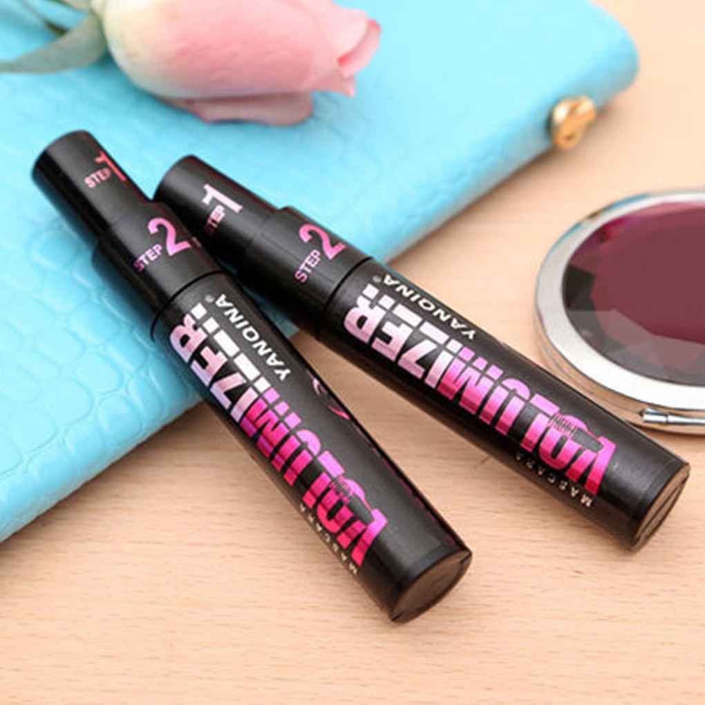 [Hàng mới về] Mascara sợi 3d màu đen kháng nước chuốt mi cong vút và dài hơn