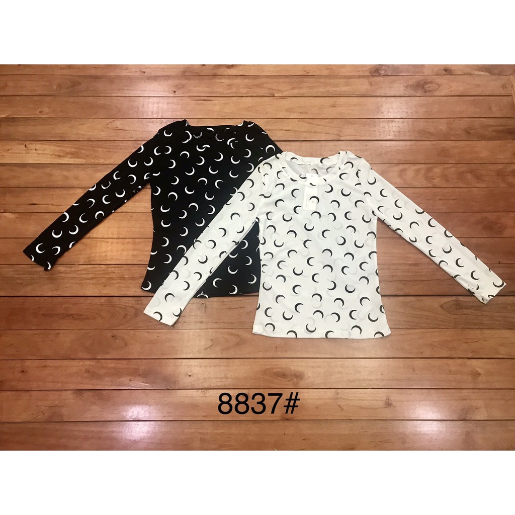 G04. 8837. ÁO COTTON GIẤY TAY DÀI