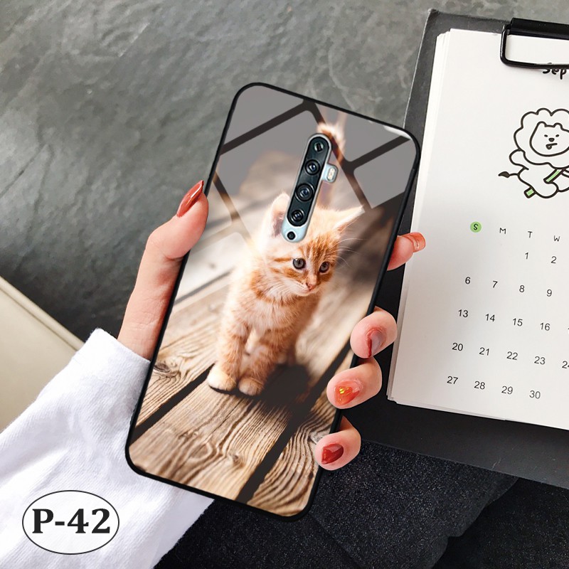 Ốp lưng kính OPPO Reno 2F- hình 3D