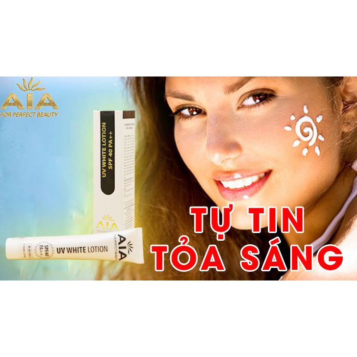 Mỹ phẩm AIA - Kem chống nắng hàng ngày SPF40 PA++ (60g)