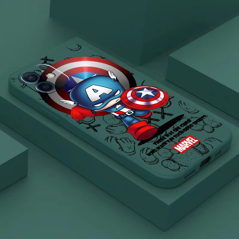 Ốp Điện Thoại TPU Mềm Hình Người Nhện/Người Sắt Cho iPhone 11 Pro MAX iPhone 7 8 Plus X XS MAX XR SE 2020
