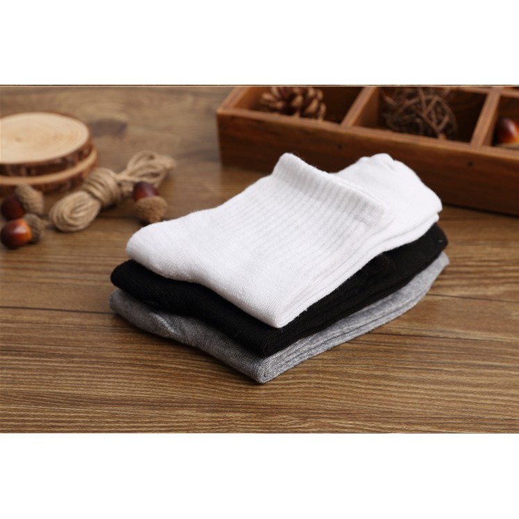 COMBO 2 đôi tất trơn nam nữ giá rẻ  KING SPORT Tất trơn nam nữ xuất nhật chất cotton thoáng khí khử mùi