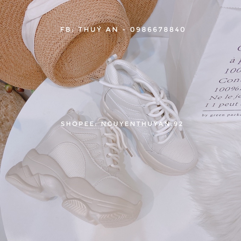 Giày thể thao nữ độn đế 11cm siêu tôn dáng ANDUSTORE ⚡️