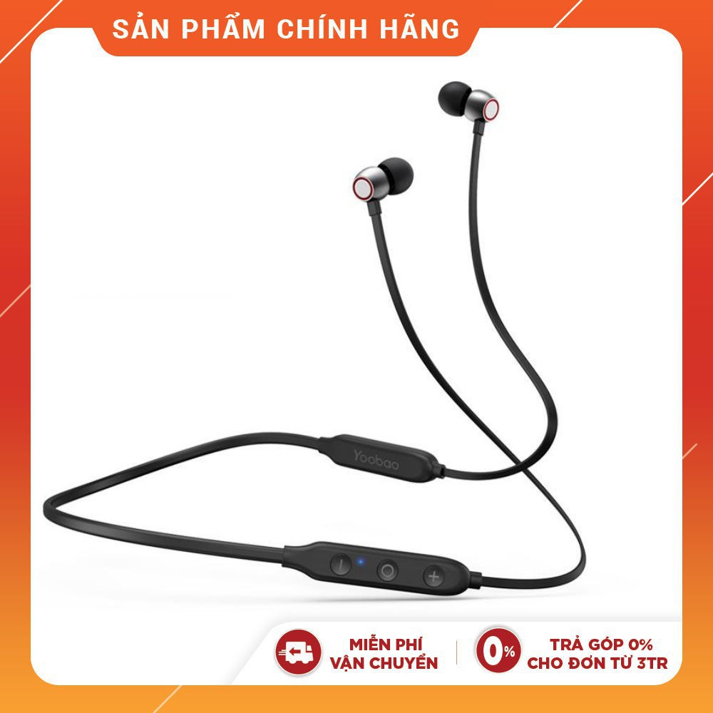 Tai nghe Bluetooth thể thao từ tính thích hợp dùng cho cả nam và nữ Yoobao YB504- Hàng chính hãng