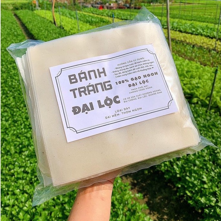 Bánh tráng Đại Lộc loại dày 500G (35-40 cái )- Hanigo Food Đặc Sản Đà Nẵng Ngon