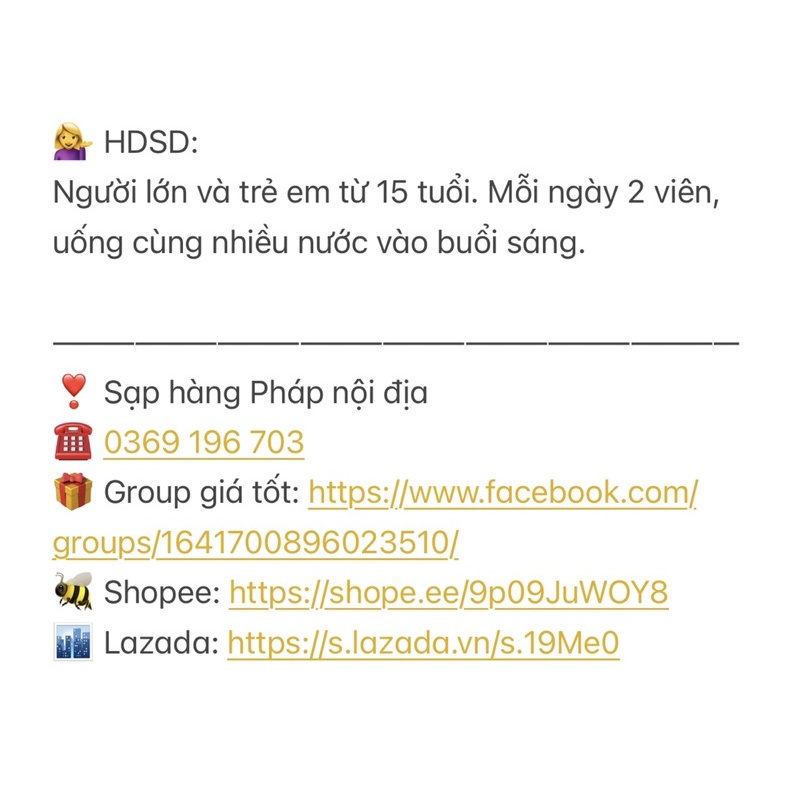 Vitamin tổng hợp AzinC Vitalité Pháp 150v